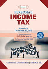 Commercial's Personal INCOME TAX as Amended by The Finance Act, 2025 book by G. Sekar